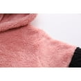 thumbnail image 6 of Godderr Toddler Baby Kids Hoodie Sweatshirt,Girls Boys Color Blocking Hooded,Autumn Winter Long Sleeve Hoodie Outwear for 18M-7Y, 6 of 6