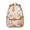 Citrus-1, variant on Flamingo Patchwork Backpack - Upcycled Material Eco Statement Piece, Each Bag Has Unique Color Blocking & Pattern Variations