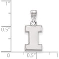 thumbnail image 2 of Sterling Silver Rh-Plated Logoart University Of Illinois Small Pendant (19 X 9) Made In United States ss002uil, 2 of 5