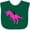Green, variant on Inktastic Princess Riding Her T-rex Girls Baby Bib