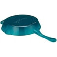 thumbnail image 3 of Crock Pot 111982.01 Artisan Enameled Non Stick Cast Iron Skillet, Teal Ombre, 3 of 6