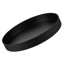 OUNONA  Centerpiece Trays Holder Round Serving Decorative Party Black