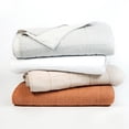 thumbnail image 5 of French Linen Box Stitch Quilt - King/Cal King - White | BOKSER HOME, 5 of 5