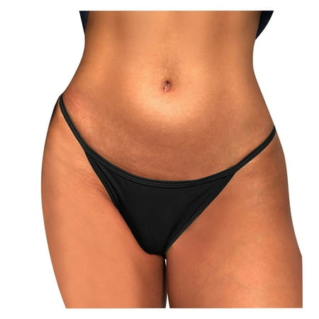 

Yubnlvae womens underwear Women s Lace Panties Lingerie Hollow Out Bowknot Briefs Underwear â Black