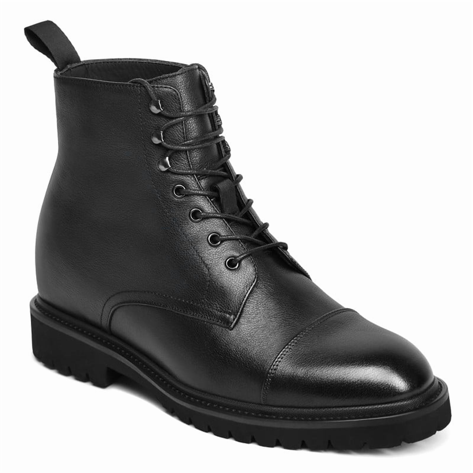 CMR CHAMARIPA Men Elevator Combat Shoes Boots That Make Men Taller 7.75\