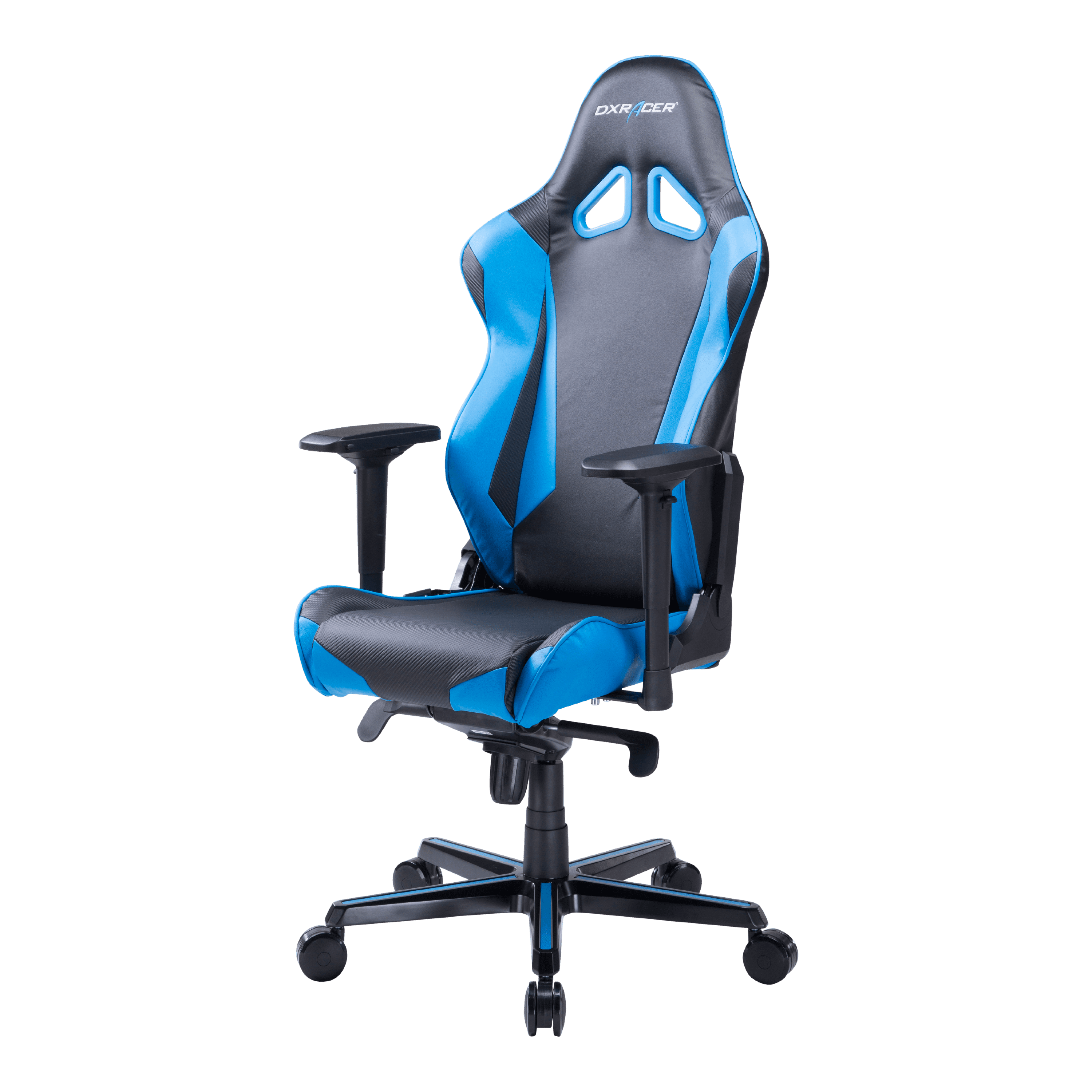 Dxracer Racing Series Ergonomic High Back Reclining Gaming Chair Oh Rv001 Nb Black And Blue Walmart Com Walmart Com