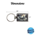 thumbnail image 3 of WWII Yamato-Class Battleship At Sea Metal Rectangle Keychain, 3 of 7