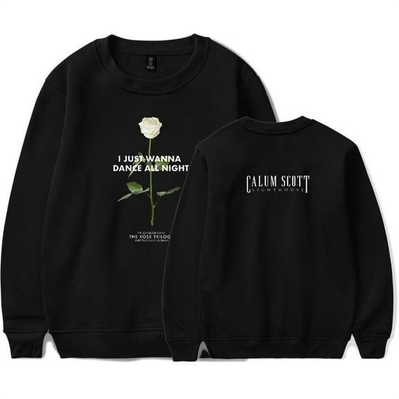 Calum Scott Rose Sweatshirts Hip Hop Crewneck Men Women Longsleeve Casual Pullover
