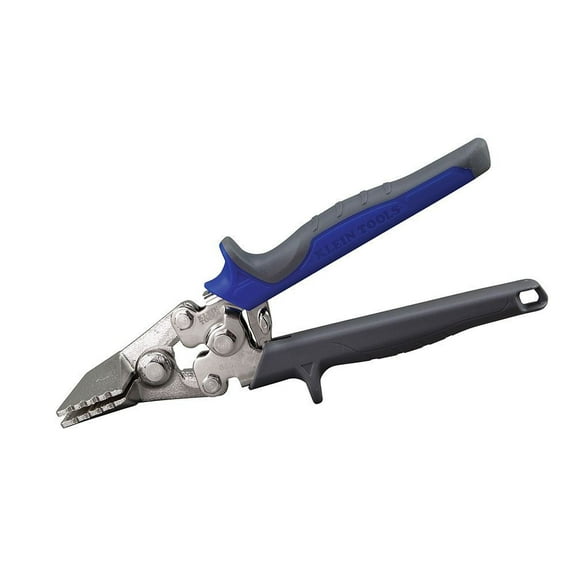 Klein Tools 86522 3 in. Straight Hand Seamer - Blue/Gray Handle