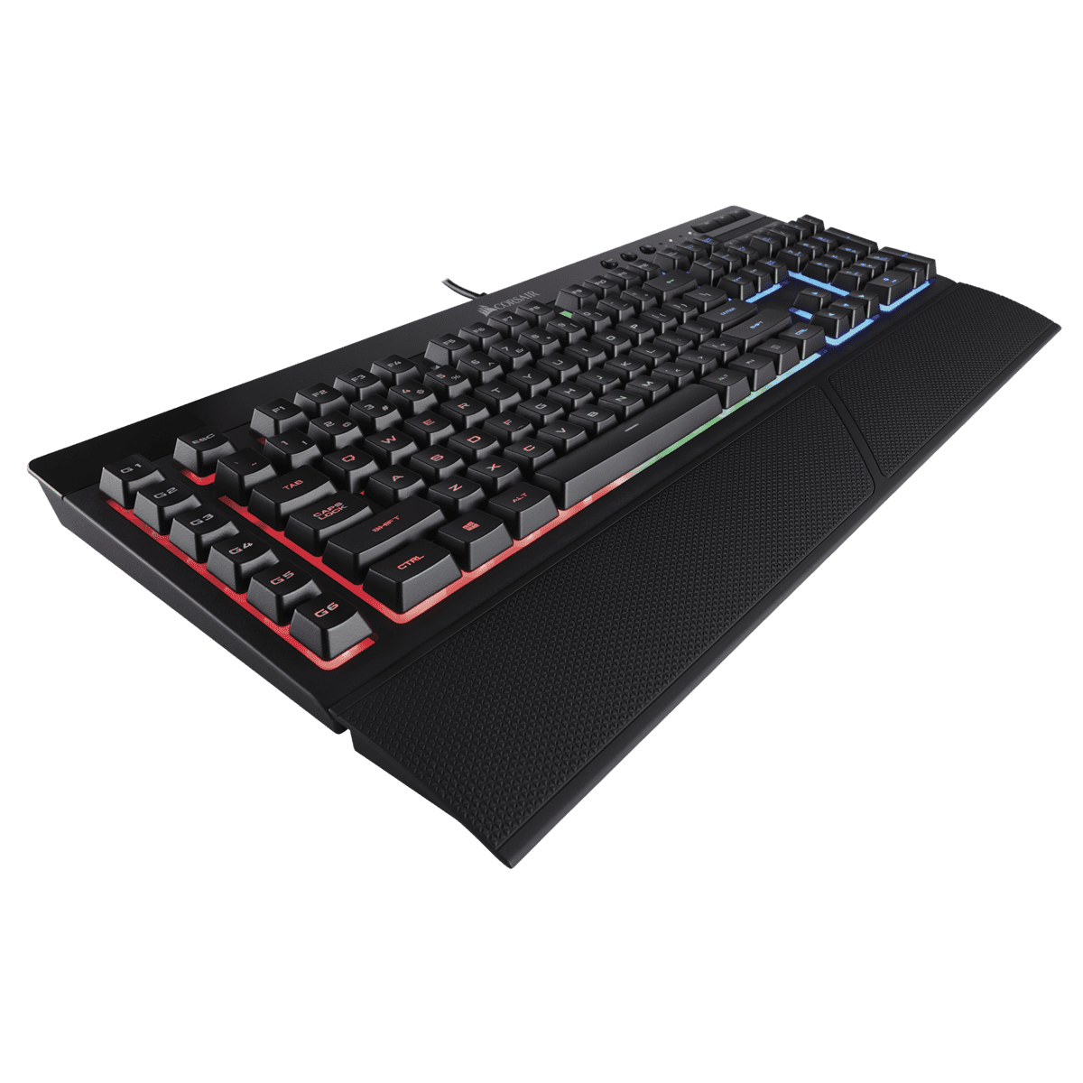Senator protein støj Corsair Gaming K55 RGB Gaming Keyboard, 6 Dedicated Macro Keys - Walmart.com