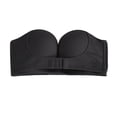 thumbnail image 3 of Wisremt Women's Strapless Gather Bra Sexy Padded Push Up Invisible Adjustable Bras, 3 of 5