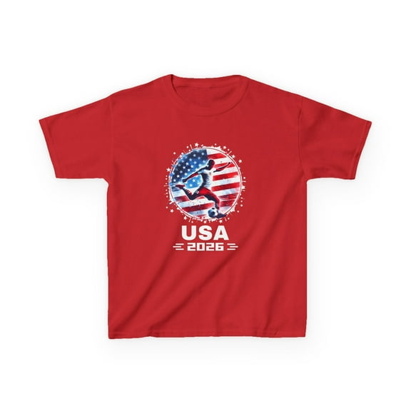 USA Player 2026 Team Boys Kids Girls Youth Teen USA 2026 T-Shirts for Kids Youth