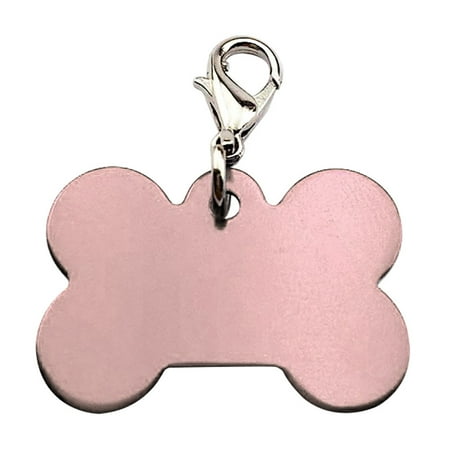 Mosunx Charm Bone Glitter Paw Dog Cat Tag Pendant Pet ID Collar - Walmart.com