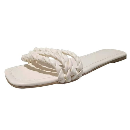 

Womens Summer Woven Sandals Casual Flat-soled Slippers Beach Shoes For Outer Wear Open Toe Slide Sandals Comfortable Flats Flip-Flops Sandal Casual Platforms Wedge Sandals Heeled Sandals A78