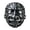 Silver, variant on Full Face Oni Mask,Resin Japanese Warrior Masks,Scary Samurai Costume for Halloween Party