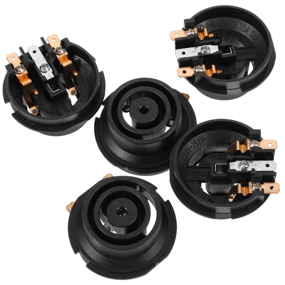 LOLIPPYY 5-Pack Electric Kettle Thermostat Coupler Black Temperature Control Base Replacement Parts