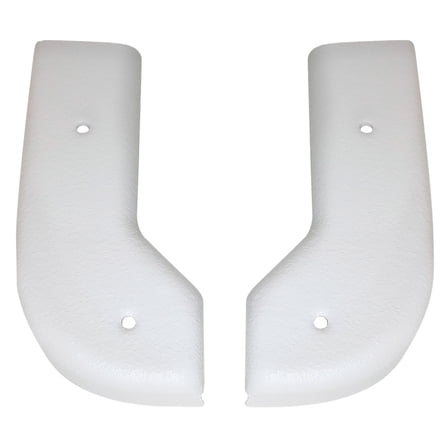 Icon 14330 Corner Cap for Fleetwood - LH & RH Rear, Polar White