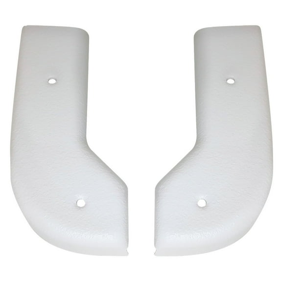 Icon 14330 Corner Cap for Fleetwood - LH & RH Rear, Polar White