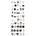 thumbnail image 3 of 50 PCS Stickers Pack, Waterproof Cute Cool Teens Funny Theme Stickers, DIY Fashion Trendy Creative Decal, Personalized Your Own MacBook , Laptop, Guitar, Luggage, Skateboard, Car, 3 of 5