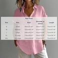 thumbnail image 5 of Cilsoka Linen Tops for Women - Summer Gauze Shirts Button Down Short Sleeve V Neck Blouses Dressy Casual Tunic Clothes, 5 of 5