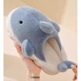 thumbnail image 4 of NEW Cute Whale Cotton Slippers Female Winter Couple Indoor Home Plush Slippers!ZZ35, 4 of 5