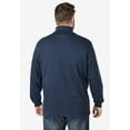 thumbnail image 3 of KingSize Men's Big & Tall Turtleneck Long-Sleeve Tee - 2XL, Brick, 3 of 4