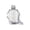Gray, variant on Flat Square Water Bottle, 25 oz Portable Travel Water Bottles Reusable Sports Bottle with Leakproof Designed for Camping, Fitness, Outdoor
