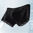 thumbnail image 4 of Bixock Boxers for Men,Men's Underwear Low Waist Solid Color Ice Silk Lace T Lightweight Cool Touch Briefs, 4 of 6