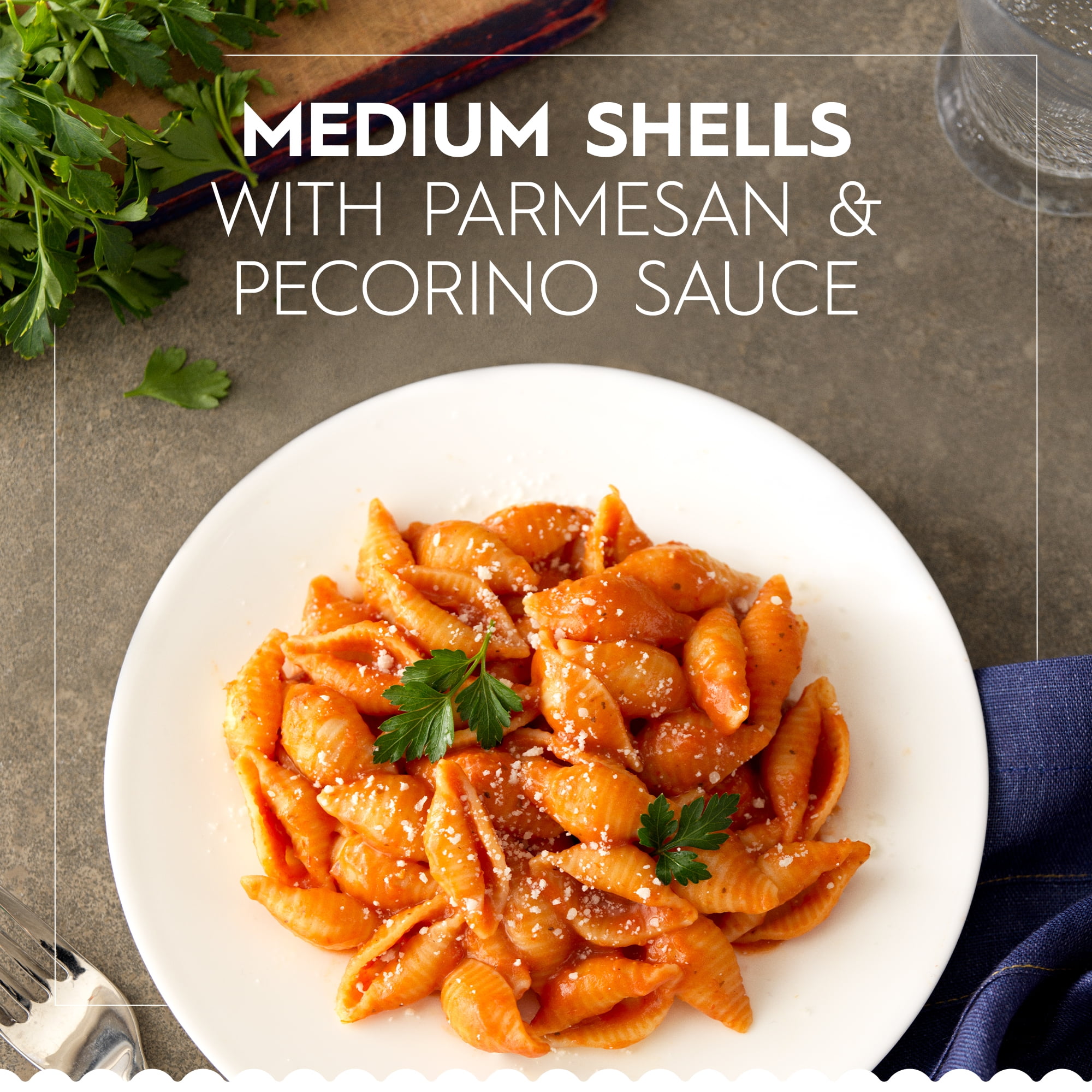 (6 pack) Barilla Classic Non-GMO, Kosher Certified Medium Shells Pasta, 16 oz