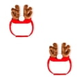 thumbnail image 2 of Methold Trajes de invierno de Navidad Ropa Diadema Bufanda Conjunto de mascotas Fiesta familiar Regalos de Año Nuevo Mascotas Suministros para el No.02 2piezas Methold CBP162824, 2 of 5