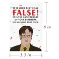 thumbnail image 2 of Tarjeta de cumpleaños Gonzey Dwight Schrute The Office serie de TV, 2 of 4