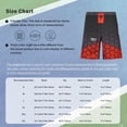 thumbnail image 7 of TiaoBug Men's Printed Boxer Shorts Gym Trunks Sport Bottoms Cage Fight MMA Muay Thai Kickboxing Shorts White M, 7 of 7