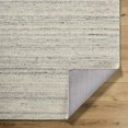 thumbnail image 4 of Hauteloom Capote Capote Modern Hand Tufted Natural Fiber Wool Area Rug - Contemporary Abstract Solid Color Carpet for Living Room, Bedroom, Dining Room - Ivory, Gray, Charcoal - 5' x 7'6", 4 of 6