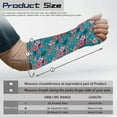 thumbnail image 6 of COEQINE Flower Arm Cast Covers Size S Wrist Elbow Cast Wound Scratcher Covers with A Thumb Hole Breathable Cast and Bandage Protector Stretch Arm Sleeves Gifts for Friends, 6 of 7