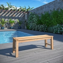 Amazonia Coastal Cove Teak Wood 100% FSC Patio Bench