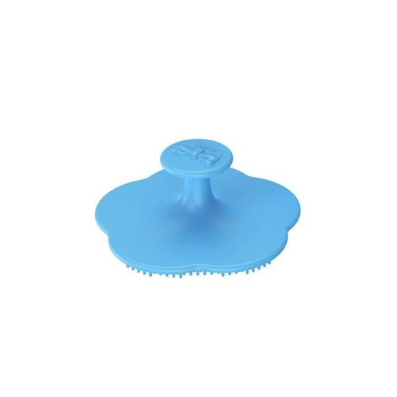 Silicone Baby Cradle Cap Brush - Flower Design, Scalp Exfoliation & Multifunctional - Gentle Tool for Newborns/Toddlers/Makeup Removal