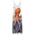 thumbnail image 3 of Octopus in The Mysterious Ocean Fine Art Sleeveless Dress Summer Dress Woman 2025, 3 of 6