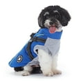 thumbnail image 5 of Winter pet reflective zipper chest back integrated dog cotton jacket dog jacket, 5 of 9