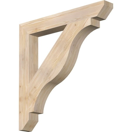 

Ekena Millwork 5 1/2 W x 44 D x 44 H Funston Slat Smooth Bracket Douglas Fir