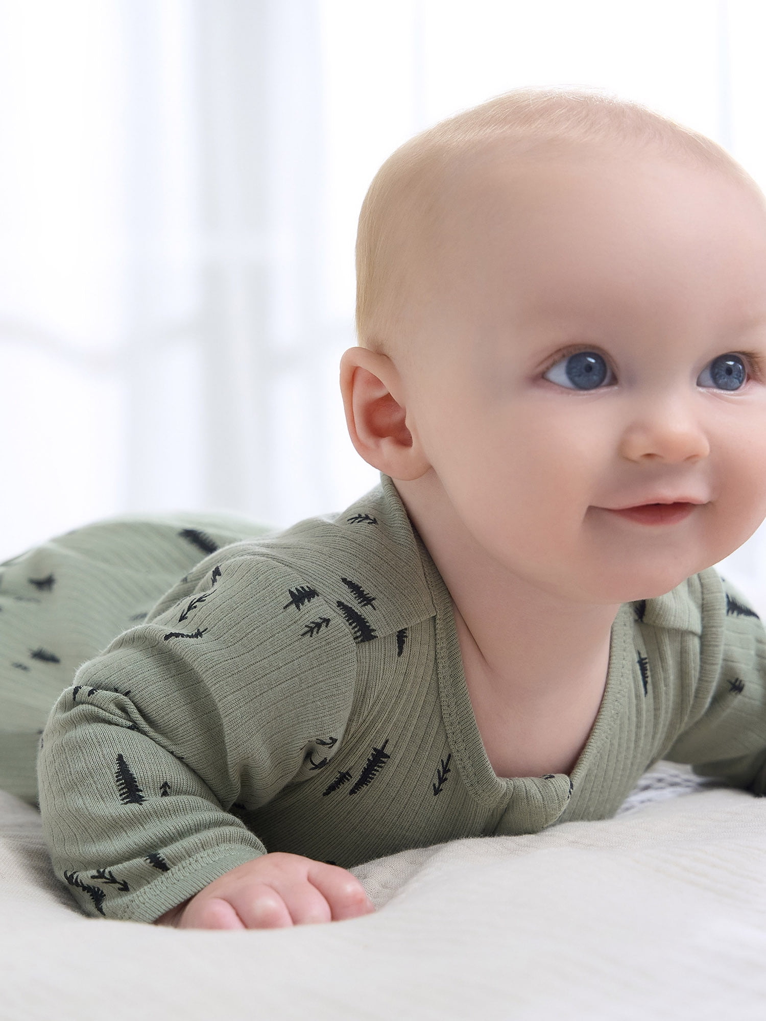Gerber Baby Boy Sleep ´N Play Footed Cotton Pajamas, 2-Pack, Sizes Newborn - 3/6 Months