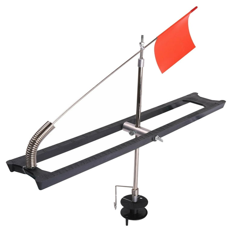 Ice Fishing Tip Ups Rail Style with Orange Foldable Durable