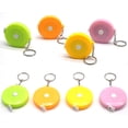 thumbnail image 1 of 8 Pieces Tape Measure Keychain Mini Portable Retractable Ruler for Measuring Length Tailors Decoration, 1 of 5