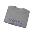 thumbnail image 3 of I Love My Hubby- Unisex Heavy Blend™ Crewneck Sweatshirt, 3 of 4