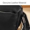 thumbnail image 7 of URSOFINE Genuine Leather Crossbody Bag for Women, Multi-Pocket Casual Sling Purse with Adjustable Wide Strap, 7 of 7