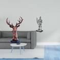 thumbnail image 2 of Figura de cabeza de ciervo,Adorno de cabeza de ciervo,estatua de animal decorativa,Figura de cabeza de ciervo para decoración de mesa creativa,Figura de escritorio,Estatua de, 2 of 8