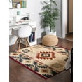 thumbnail image 3 of Rugs.com Pioneer Collection Rug – 5 Ft Square Ivory Medium-Pile Rug Perfect For Living Rooms, Kitchens, Entryways, 3 of 8