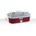 thumbnail image 1 of Crock-Pot 3.5 Quart Home Casserole Crock Kitchen Slow Cooker, Red, 1 of 1