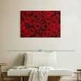 thumbnail image 2 of Elephant Stock Summer Red Roses Wall Art - Horizontal Canvas Wall Art - Living Room Wall Decor - Floral And Botanical Canvas - Red And Decor - 36" x 24", 2 of 8