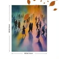 thumbnail image 3 of Watercolor Dancing People Canvas Art，Wall Decor for Living Room Bedroom Dining Room Office Cafe Party Room, 3 of 8