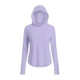 thumbnail image 4 of Women's UPF 50+ Long Sleeve Shirts, UV Protection Rash Guard Swim Shirt SPF Sun Tops Quick Dry Lightweight Breathable for Outdoor Running Surfing, 4 of 4